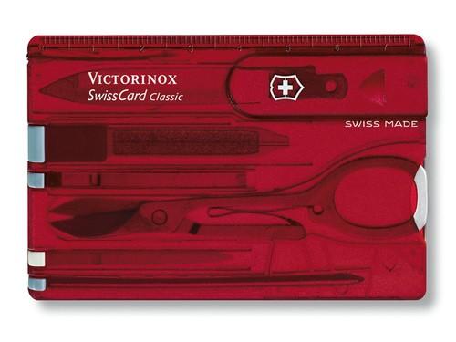 Victorinox SwissCard Classic Ruby Translucent 
